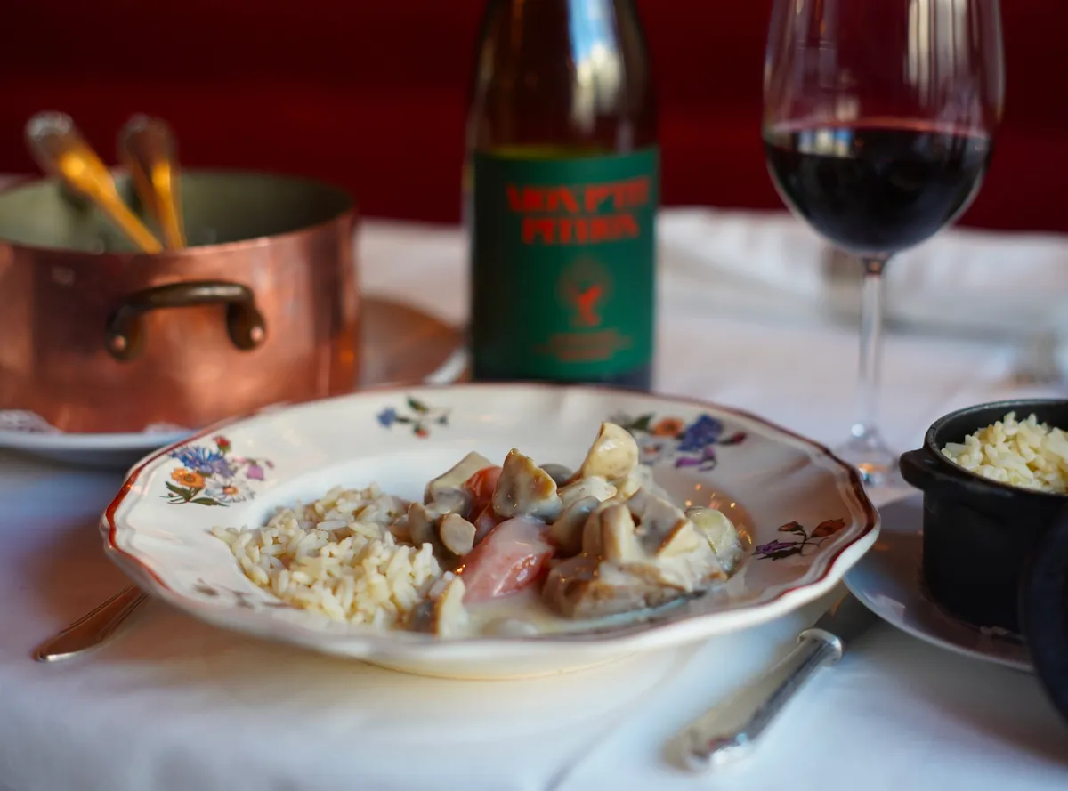 Chef's veal blanquette