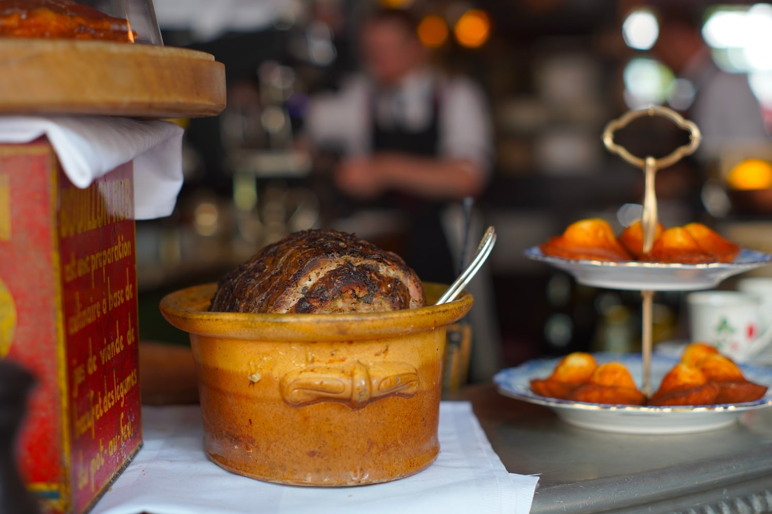 Hand-cut homemade terrine
